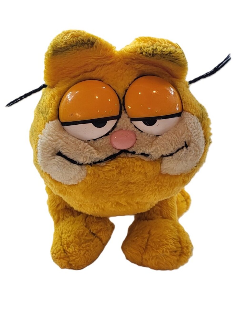 Vintage Dakin 1981 Sitting Garfield Cat Plush Stuffed Animal 10"